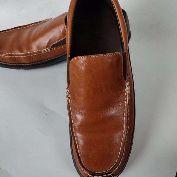 Cole Haan 2 Tone Leather Loafers Slip On Men\'s Sz 8